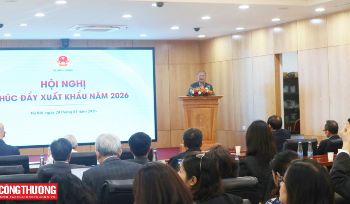 Đồng bộ giải pháp thúc đẩy xuất khẩu năm 2026, góp phần hiện thực hóa mục tiêu tăng trưởng hai con số