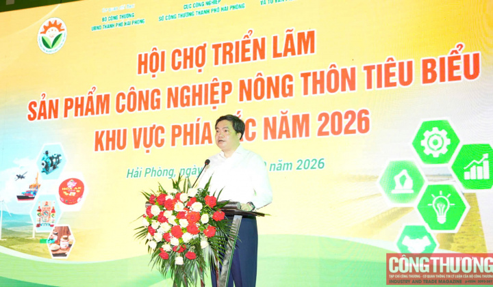 Khai mạc Hội chợ triển lãm sản phẩm công nghiệp nông thôn tiêu biểu khu vực phía Bắc năm 2026