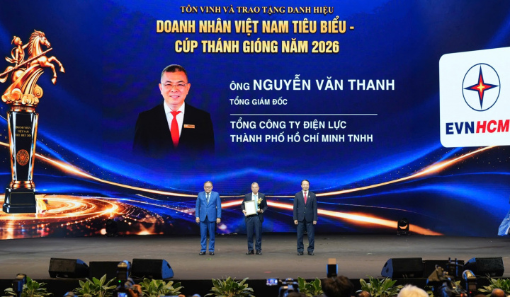 Tổng giám đốc EVNHCMC được vinh danh Cúp Thánh Gióng năm 2026