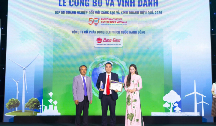 Rạng Đông vào Top 5 doanh nghiệp đổi mới sáng tạo ngành thiết bị điện