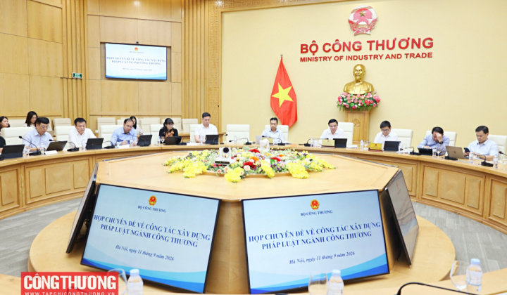 Bộ Công Thương triển khai các nhiệm vụ theo Nghị quyết Phiên họp Chính phủ thường kỳ tháng 9 năm 2026