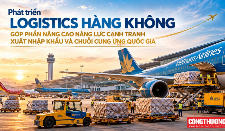 Phát triển logistics hàng không, góp phần nâng cao năng lực cạnh tranh xuất nhập khẩu và chuỗi cung ứng quốc gia
