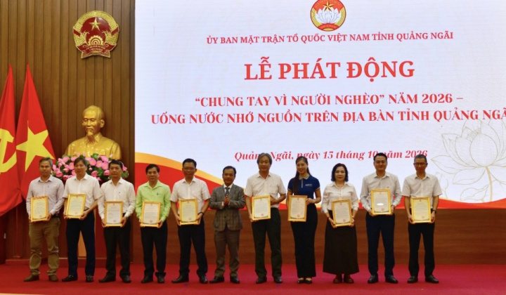 BSR tiếp sức Quỹ “Vì người nghèo” Quảng Ngãi với 10 tỷ đồng
