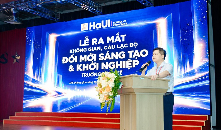 Trường Kinh tế, Đại học Công nghiệp Hà Nội ra mắt Không gian Đổi mới sáng tạo và Khởi nghiệp