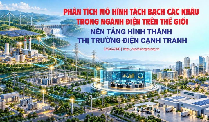 [eMagazine] Phân tích mô hình tách bạch các khâu trong ngành điện trên thế giới: Nền tảng hình thành thị trường điện cạnh tranh