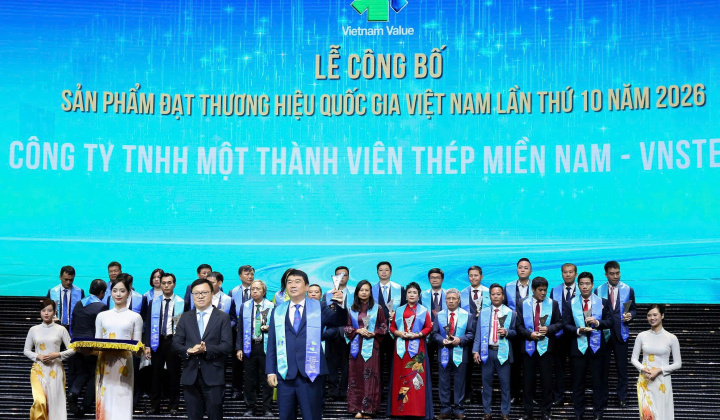 Thép Miền Nam /V/ trong dòng chảy Thương hiệu Quốc gia 2026