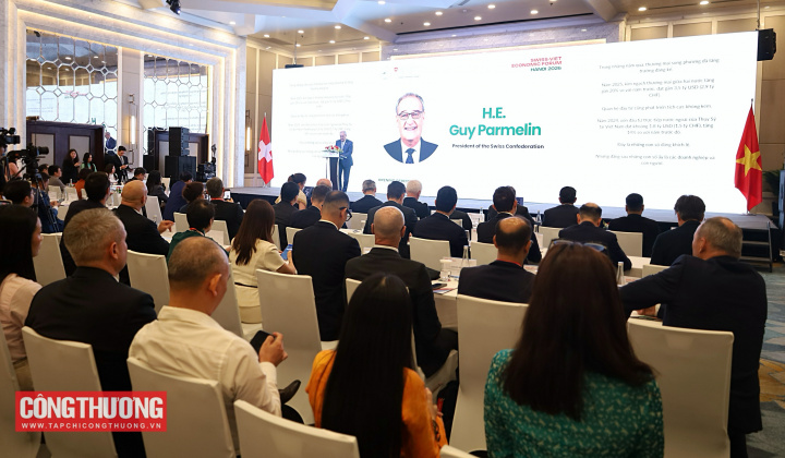 Diễn đàn Kinh tế Việt Nam - Thụy Sỹ 2026: Kiến tạo không gian hợp tác mới từ Hiệp định Thương mại Tự do Việt Nam - EFTA