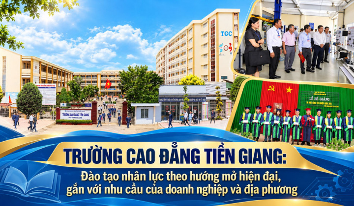 Trường Cao đẳng Tiền Giang: Đào tạo nhân lực gắn với nhu cầu của doanh nghiệp và địa phương
