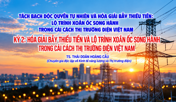 [KỲ 2] Tách bạch độc quyền tự nhiên và hóa giải bẫy thiếu tiền - Lộ trình xoắn ốc song hành trong cải cách thị trường điện Việt Nam