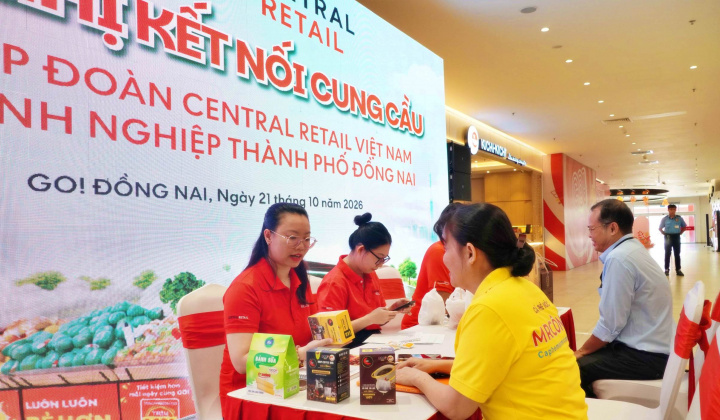 Sở Công Thương Đồng Nai cùng Tập đoàn Central Retail Việt Nam tổ chức kết nối cung cầu giữa các doanh nghiệp