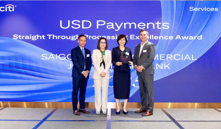 SHB nhận Giải thưởng Chất lượng Thanh toán Quốc tế Xuất sắc (STP Award) từ Citibank