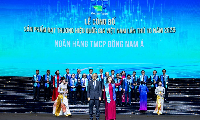 SeABank lần thứ 4 liên tiếp được vinh danh Thương hiệu Quốc gia Việt Nam