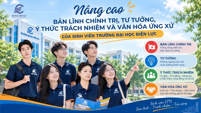 Trường Đại học Điện lực: Bồi dưỡng bản lĩnh chính trị, nâng cao văn hóa ứng xử sinh viên