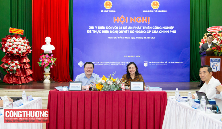 Bộ Công Thương xin ý kiến với 03 đề án phát triển công nghiệp để thực hiện Nghị quyết số 109/NQ-CP của Chính phủ