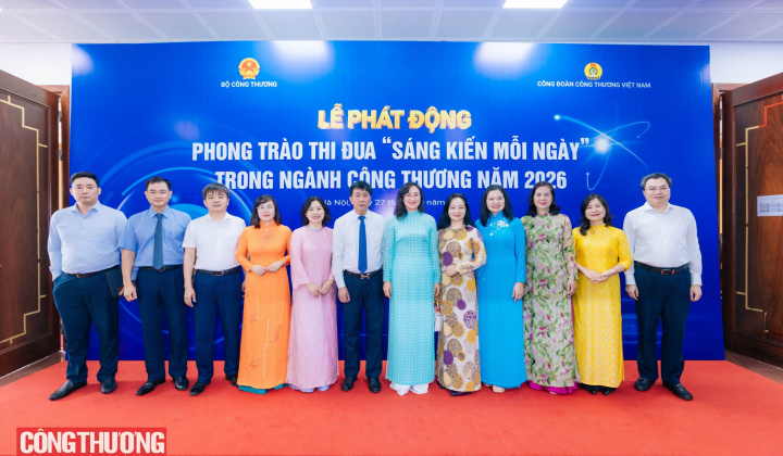 [VTV1] Phong trào thi đua “Sáng kiến mỗi ngày” trong ngành Công Thương năm 2026 và khởi động Cuộc thi “Nhóm giải pháp Đổi mới sáng tạo - Chuyển đổi số ngành Công Thương”