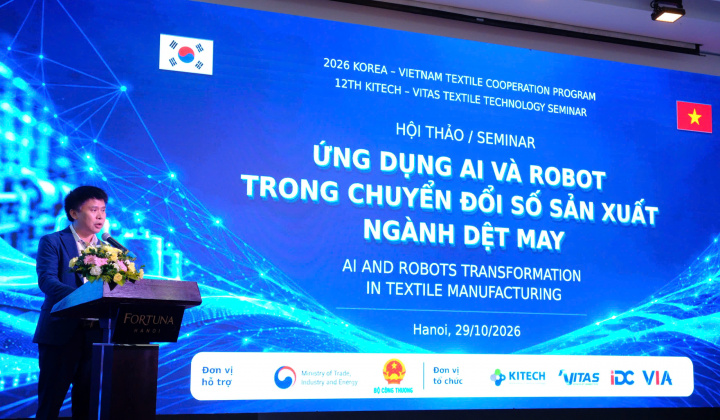 Ứng dụng AI và Robot: Hướng đi mới cho ngành dệt may Việt Nam