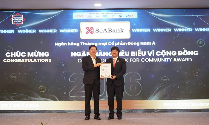 SeABank được vinh danh ở hai lĩnh vực cộng đồng và phát triển bền vững