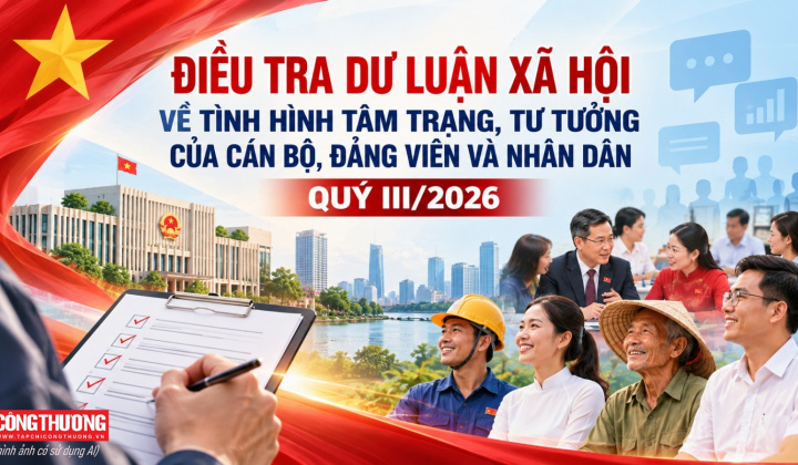 Đảng ủy Bộ Công Thương triển khai điều tra dư luận xã hội về tình hình cán bộ, đảng viên Quý III/2026