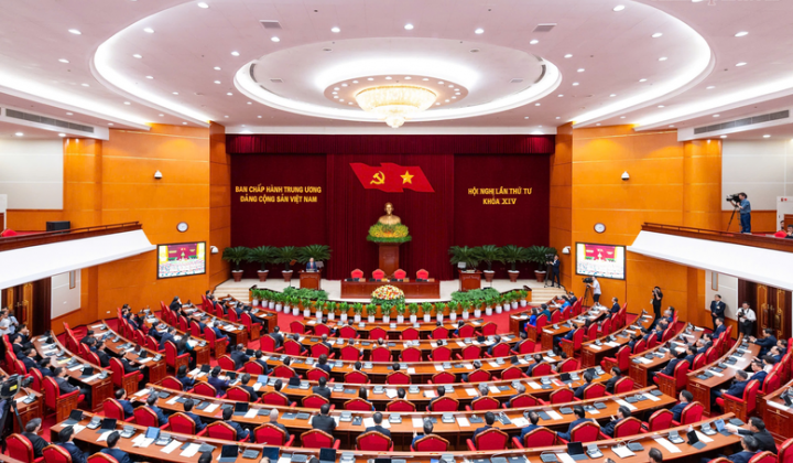 Thông báo Hội nghị lần thứ tư Ban Chấp hành Trung ương Đảng khóa XIV