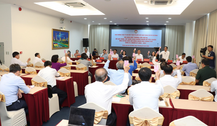TP. Hồ Chí Minh hiệp thương lần thứ ba danh sách ứng cử đại biểu Quốc hội khóa XVI