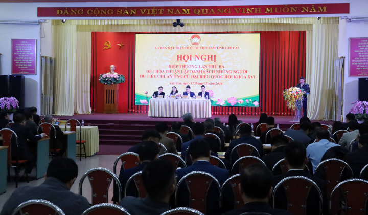 Lào Cai hiệp thương lần thứ ba lựa chọn, lập danh sách những người ứng cử đại biểu Quốc hội khóa XVI