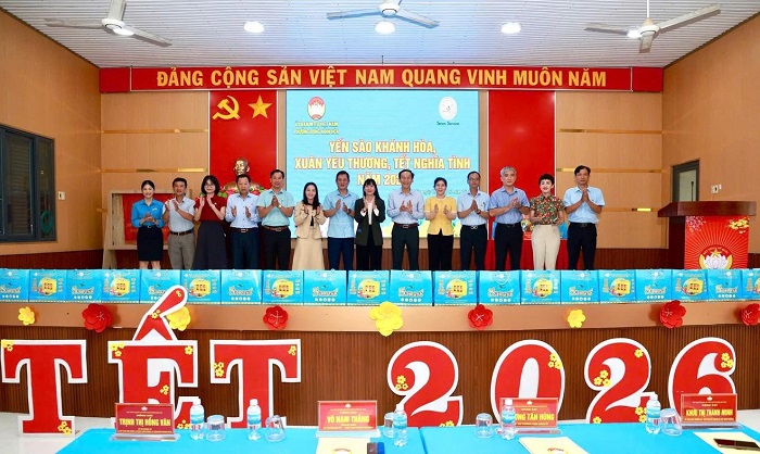 Yến sào Khánh Hòa tổ chức chương trình “Xuân chia sẻ - Tết yêu thương” 2026