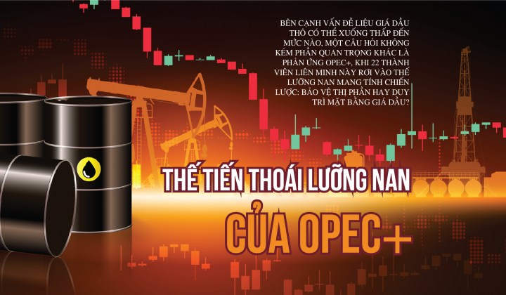 [eMagazine] Thế tiến thoái lưỡng nan của OPEC+