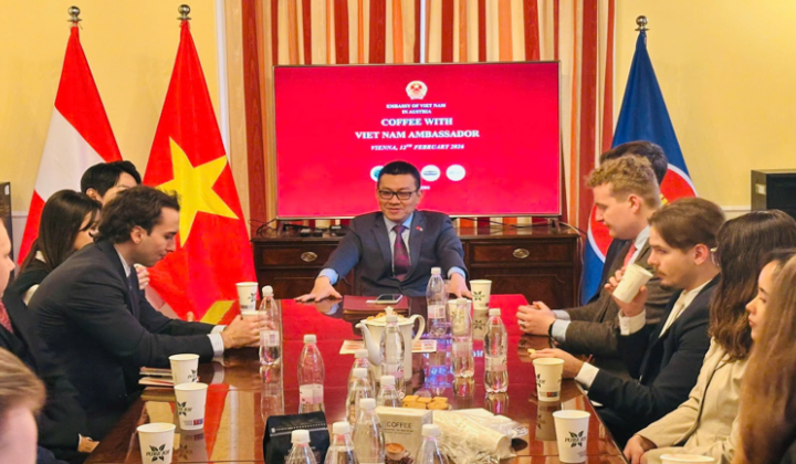 "Cà phê với Đại sứ": Sáng kiến lan tỏa hình ảnh, thương hiệu Việt Nam tại Áo