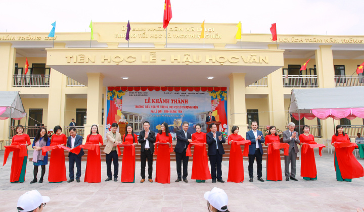 BIENDONG POC trao mái trường mới, tiếp sức tương lai tại xã Lê Lợi, tỉnh Hưng Yên