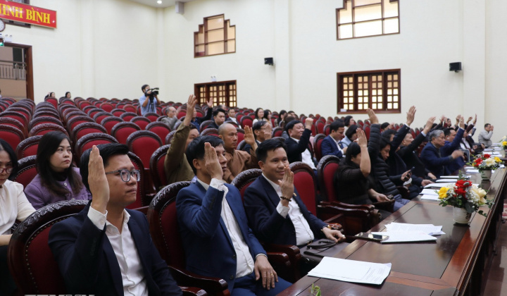 Ninh Bình: Thông qua danh sách người ứng cử tiêu biểu về phẩm chất, năng lực