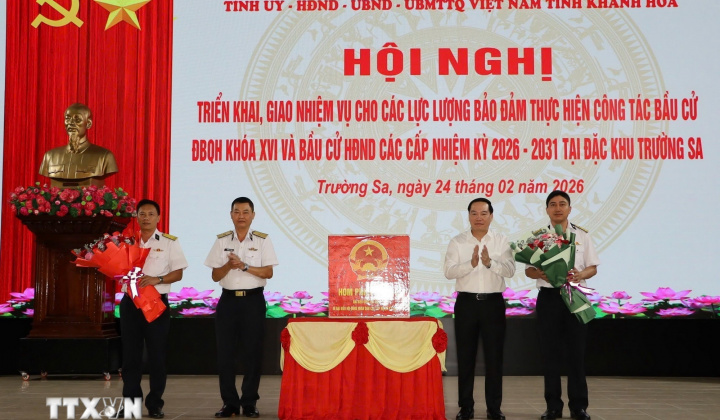 Khánh Hòa: Đặc khu Trường Sa sẵn sàng công tác chuẩn bị bầu cử sớm