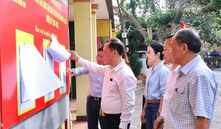 Nghệ An: Tổ chức bỏ phiếu bầu cử sớm tại 55 khu vực