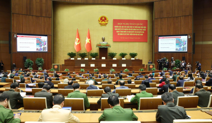 Hơn 2 triệu đại biểu tham dự Hội nghị toàn quốc quán triệt, triển khai thực hiện Nghị quyết 79 và Nghị quyết 80 của Bộ Chính trị