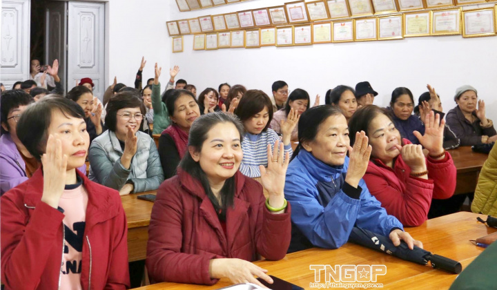 Thái Nguyên: Lấy ý kiến cử tri nơi cư trú đối với người ứng cử ĐBQH và HĐND các cấp