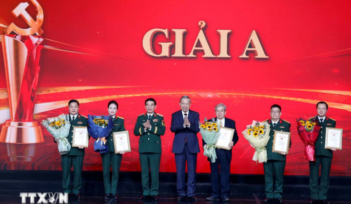 Tổng Bí thư Tô Lâm dự tổng kết, trao giải cuộc thi "Vững bước dưới cờ Đảng"