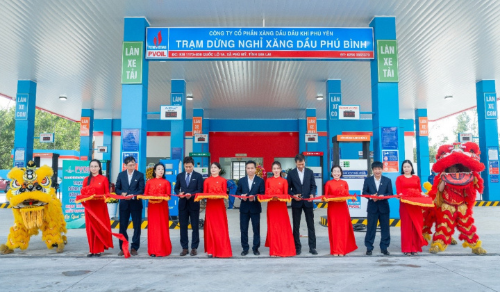 PVOIL Phú Yên khai trương Trạm dừng nghỉ xăng dầu Phú Bình: Dấu ấn chiến lược nâng tầm thương hiệu