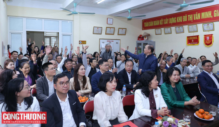 100% cử tri nơi cư trú nhất trí giới thiệu Quyền Bộ trưởng Bộ Công Thương Lê Mạnh Hùng ứng cử đại biểu Quốc hội khóa XVI