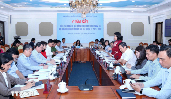 TP. Hồ Chí Minh giám sát công tác chuẩn bị và tổ chức bầu cử