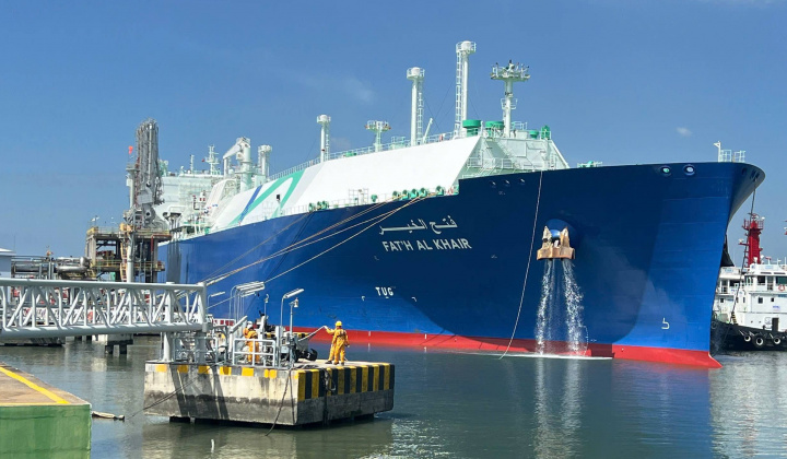 PV GAS đón tàu chở 63.000 tấn LNG cập cảng Thị Vải, đảm bảo nguồn nhiên liệu cho phát điện