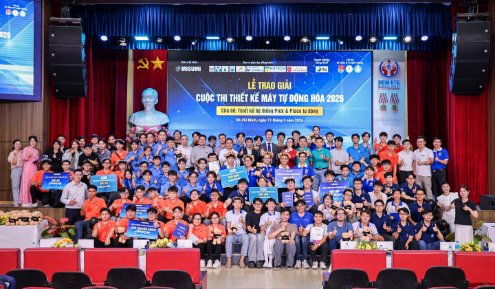 Chung kết cuộc thi Thiết kế Máy tự động hóa 2026: Sân chơi công nghiệp tiêu chuẩn toàn cầu