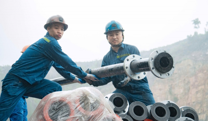 Tuổi trẻ Than Thống Nhất xung kích đảm nhận công trình thanh niên tại kho vật tư +110