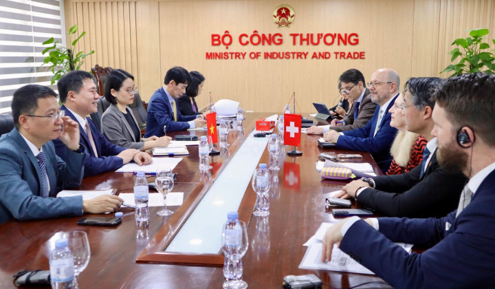 Việt Nam - Thụy Sỹ: Định hướng thúc đẩy đàm phán Hiệp định Thương mại tự do giữa Việt Nam và Khối EFTA