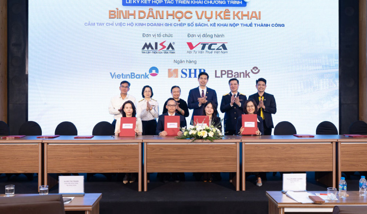 SHB đồng hành cùng MISA hỗ trợ hộ kinh doanh kê khai thuế