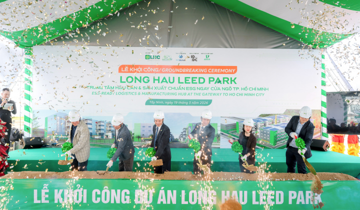 Long Hậu khởi công Long Hau LEED Park: Trung tâm hậu cần và sản xuất ESG ngay cửa ngõ TP.HCM
