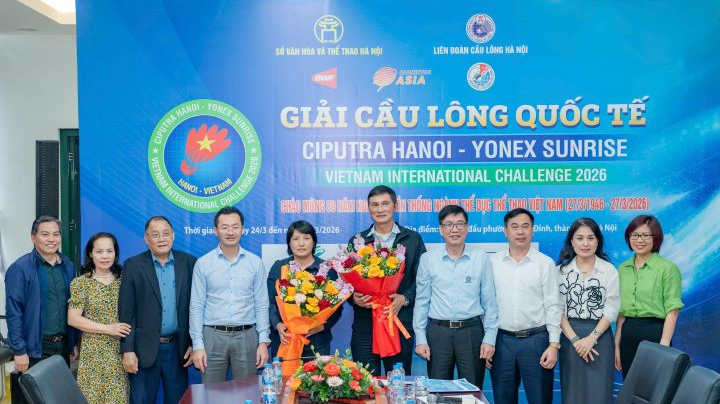 Ciputra Hanoi đồng hành cùng giải cầu lông Quốc tế Việt Nam Internationnal Challenge 2026