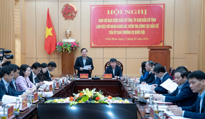 Ninh Bình: Tổ chức thành công cuộc bầu cử đại biểu Quốc hội khóa XVI là nhiệm vụ chính trị trọng tâm