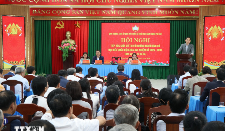 Thành phố Huế: Cử tri bày tỏ sự đồng thuận cao đối với chương trình hành động của các ứng cử viên đại biểu Quốc hội