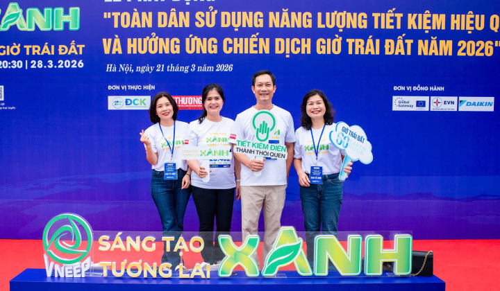 Công đoàn Công Thương Việt Nam lan tỏa lối sống xanh từ Giải chạy Giờ Trái đất 2026