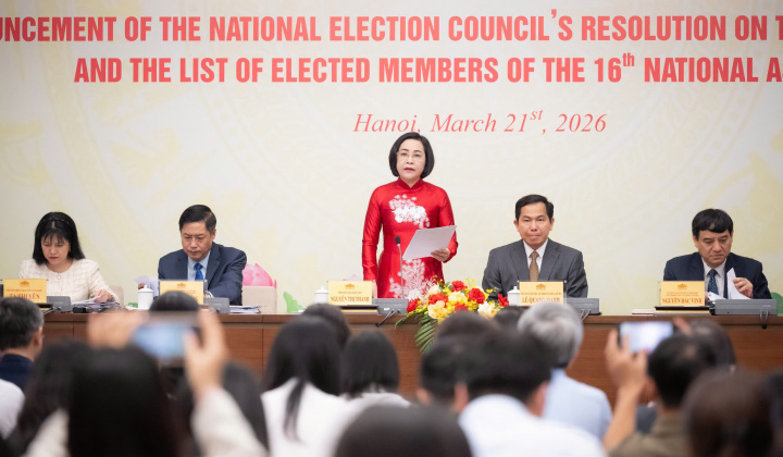 Chính thức: 500 người trúng cử đại biểu Quốc hội khóa XVI