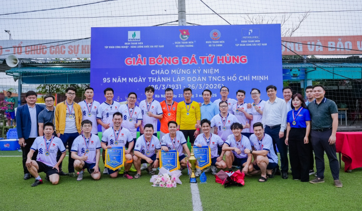 Giải bóng đá Tứ hùng 2026: Sân chơi kết nối sức trẻ, lan tỏa tinh thần cống hiến